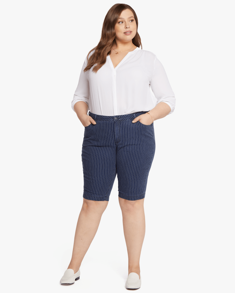 Plus size best sale tailored shorts